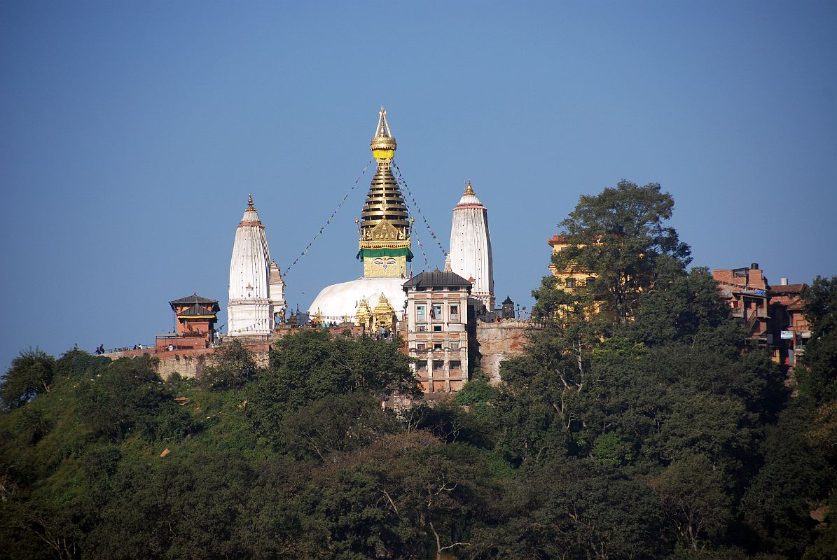 Kathmandu Swayambhunath 03 Swayambhunath From Road 